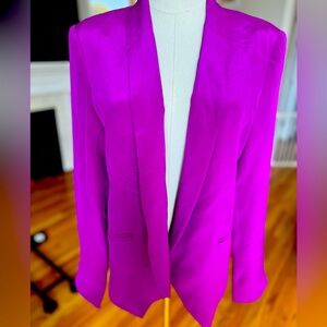 Bright purple Silk Blazer